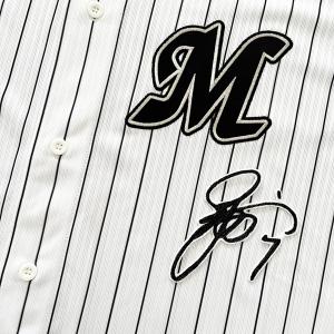 納期注意【ソフトバンクホークス 刺繍ワッペン 松本 サイン付