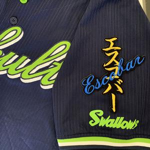 優勝ワッペン　ヤクルトスワローズ　オスナ　ユニフォーム　つば九郎 新品】ヤクルトスワローズ つば九郎 2021年 優勝ワッペン付