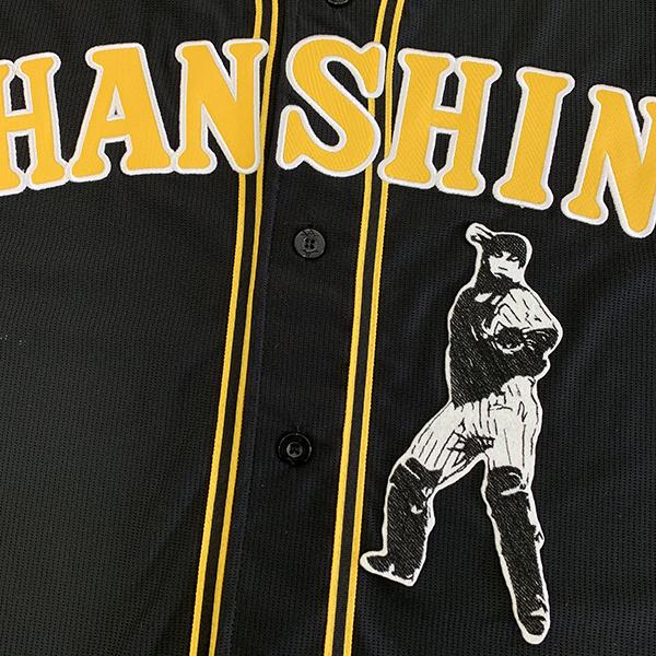 【メール便送料無料】阪神 タイガース 刺繍ワッペン 梅野 シルエット (3) /梅野隆太郎/tige...