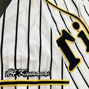 納期注意【ソフトバンクホークス 刺繍ワッペン 栗原 サイン付き