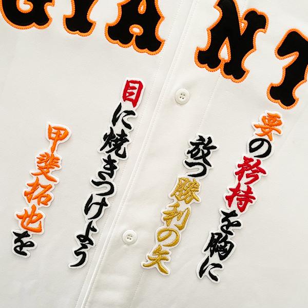 【メール便送料無料】読売 ジャイアンツ 巨人 刺繍ワッペン 甲斐 応援歌  /甲斐拓也/giants...