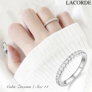 シルバー925 スワロフスキーエタニティリング【7〜17号】 : N-Style