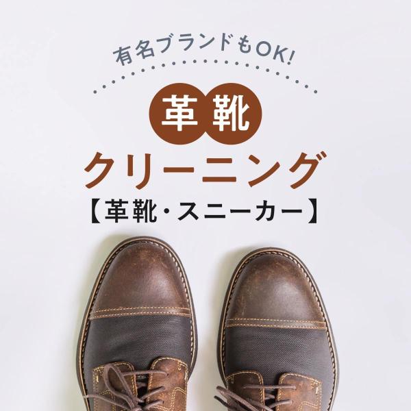 【新規LINE登録で12%OFFクーポンGET！】革のクリーニング 靴コース 送料無料