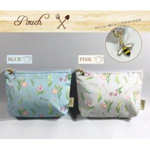 花柄コスメアクセサリーポーチ 化粧 コスメ レディース メイク ポーチ