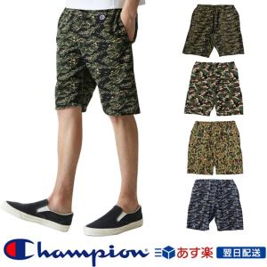 チャンピオン Champion リバースウィーブショートパンツ C3-D527 迷彩柄 短パン ハーフパンツ｜lad