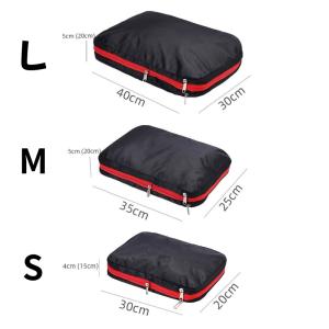 トラベルポーチ 3点セット圧縮バッグ 衣類圧縮...の詳細画像2