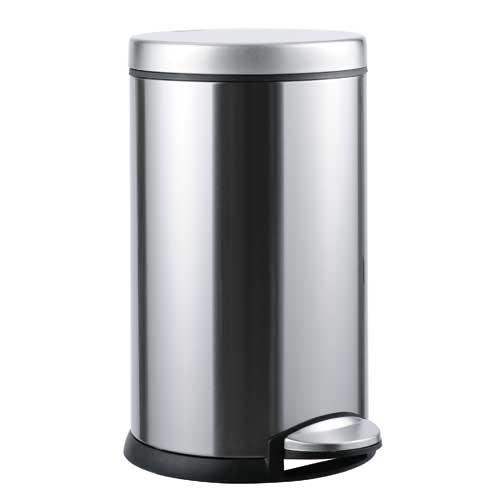 ミニラウンドステップカン 12L 6L 4.5L 3Lステンレス FPP シルバー ダークブロンズ ...