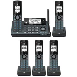 AT&T デジタルコードレスフォン 盗聴がされ難く クリアな音声通話が可能なDECT6.0方式採用 デジタル留守電話機能付き電話機 親機もコードレス シルバ｜ladder-b