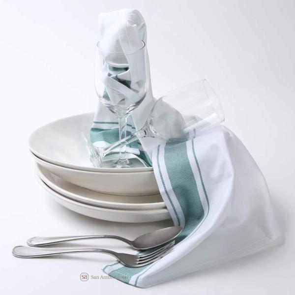 グラスタオル 10枚セット 食器拭き 吸水 綿100％ 大判 70×50cm 糸くずが出にくい 布巾...