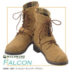 【超美品】WILDWING OD35 ファルコン ライディングブーツ　24.5㎝ バイクブーツ 厚底 超厚底 ファルコン OD35 ワイルドウィング
