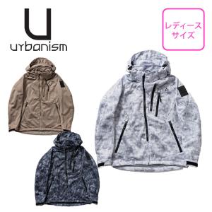 レディースバイク用カジュアル 蒸れにくい プロテクター 女性用    春夏 URBANISM アーバニズム フードメッシュジャケット UNJ133W 取寄品｜ladies-baico