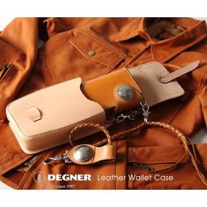 DEGNER（デグナー） ウォレットホルダー 本革 バイク ウォレットケース