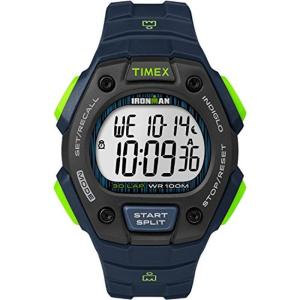 Timex Mens TW5M11600 IRONMAN Classic 30 Full-size Blue/ Lime Sport Wat