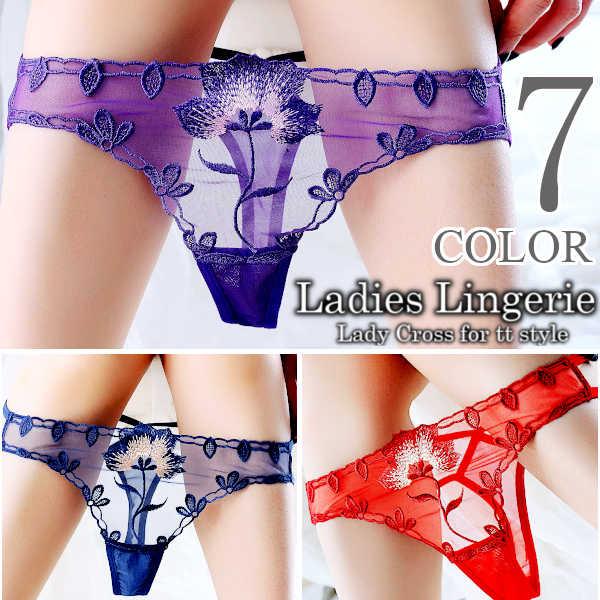 ショーツ セクシー ランジェリー Tバック かわいい カラフル すけすけ シースル レディース 過激...