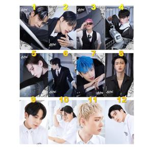 ateez アチズ トレカ ポストカード フォトスタンドセット ATEEZ ホンジュン トレカ ポストカード セット - メルカリ