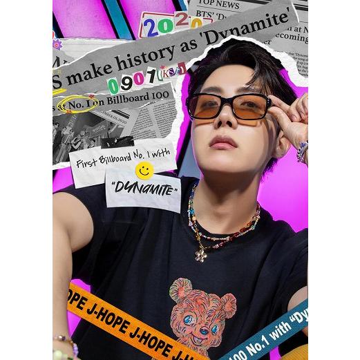 K-POP グッズ ホソク J-HOPE BTS 防弾少年団 A4サイズ ラミネート加工 ハングル反...