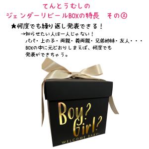 ジェンダーリビール ボックス 赤ちゃん 性別発...の詳細画像5