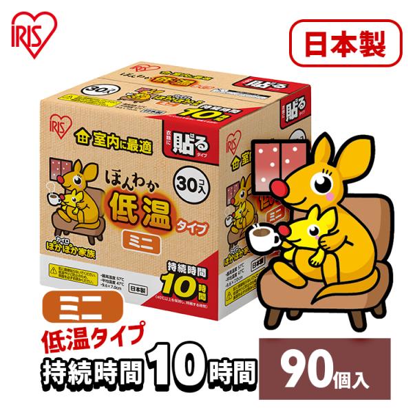 (3個セット)ほんわか低温カイロ30HM ミニ 30個入 アイリスオーヤマ