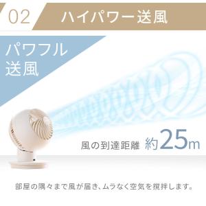 サーキュレーターアイ 18畳 左右首振りタイプ...の詳細画像3