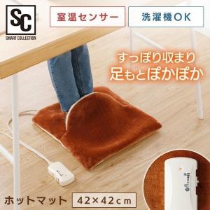 ホットマット 1人用 ミニ 足元 あったか 暖房器具 暖房用品 あったか用品（マルチタイプ） ブラウン PHM-MF42S-T (D)