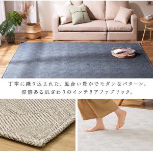 ラグ 洗える 3畳 夏 おしゃれ ジャカードラ...の詳細画像2