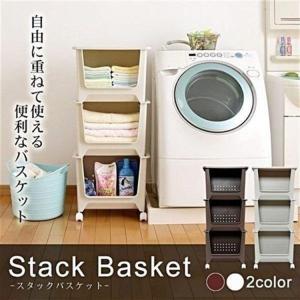 スタックバスケット キャスター付き 収納 ランド...の商品画像