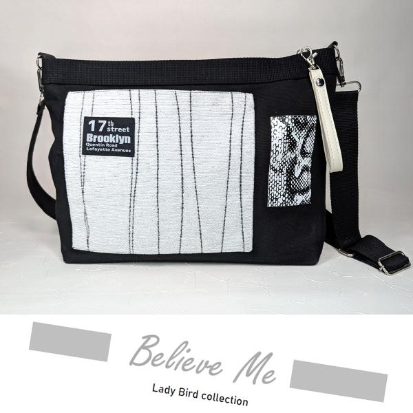 ショルダーバッグ レディース メンズ 斜めがけ 軽量 A4 日本製 ストライプ柄 帆布 キャンバス ...