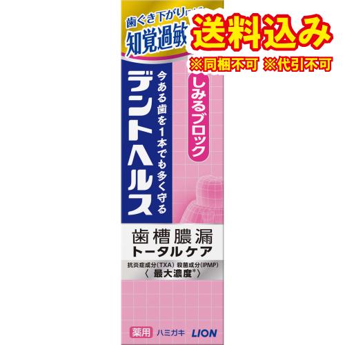 定形外）【医薬部外品】デントヘルス　薬用ハミガキしみるブロック　85g