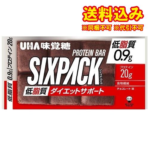 UHA味覚糖　SIXPACK　プロテインバー　チョコレート　1本×10個