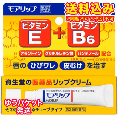 ゆうパケット）【第3類医薬品】資生堂　モアリップＮ　8g