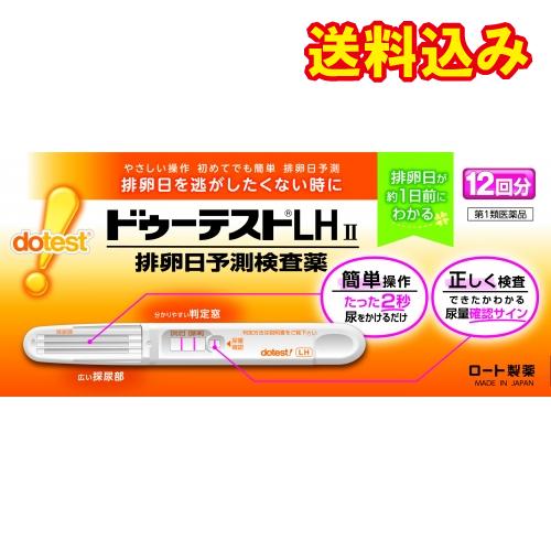 【第1類医薬品】ドゥーテストＬＨII　排卵日予測検査薬　12回分［排卵予測検査薬・排卵検査薬］