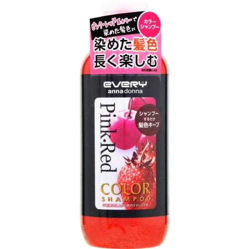 アンナドンナエブリ　カラーシャンプー　ピンク・レッド　300mL