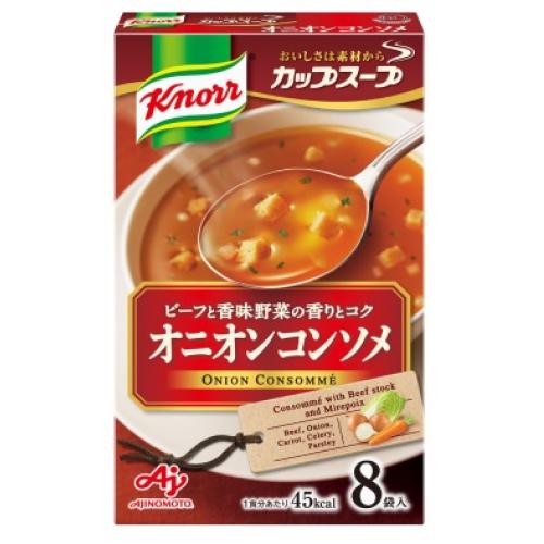 味の素　クノール　カップスープ　オニオンコンソメ　(11.3g×8袋)×6個