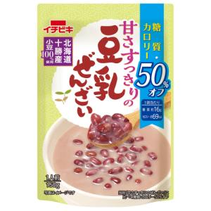 イチビキ　甘さすっきりの糖質カロリー50％オフ　豆乳ぜんざい　150g