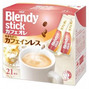 ブレンディ　スティック　カフェオレ　やすらぎカフェインレス　21本入り