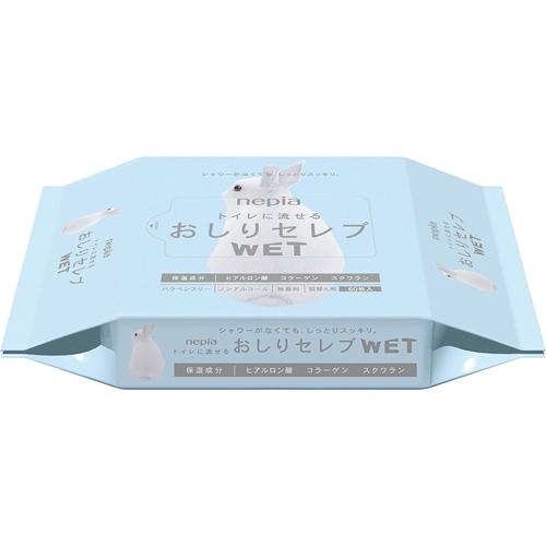 ネピア　おしりセレブ　ウェット　詰め替え　無香料　60枚入