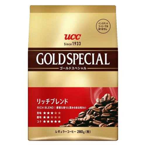 UCC　ゴールドスペシャル　リッチブレンド　粉　280g×3個