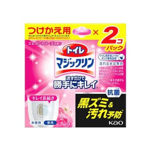 花王　トイレマジックリン　流すだけで勝手にキレイ　 エレガントローズ　付替（80g×2個パック)※取...