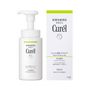 【医薬部外品】キュレル　皮脂トラブルケア　泡洗顔料　150ml｜くすりのレデイハートショップ