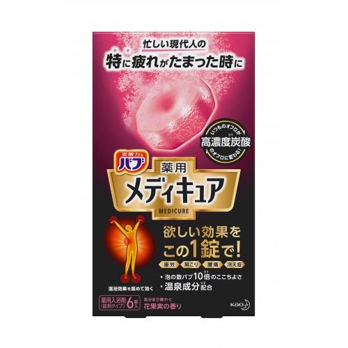 【医薬部外品】バブ　メディキュア　花果実の香り（70g×6錠）