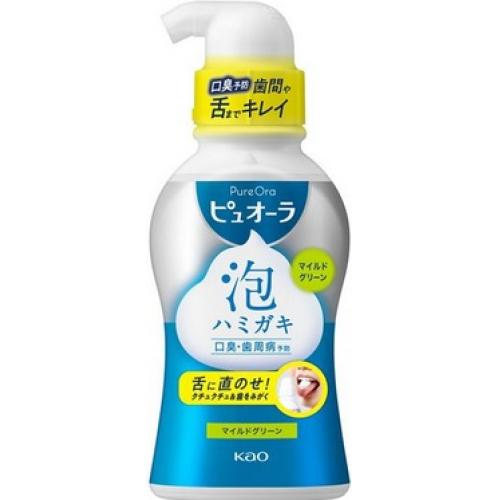 【医薬部外品】薬用ピュオーラ　泡で出てくるハミガキ　マイルドグリーン　190ml