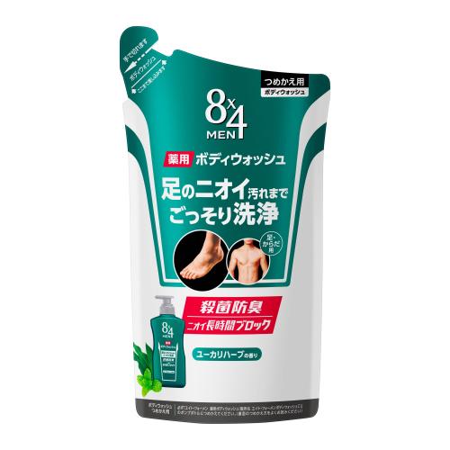 【医薬部外品】花王　8×4　メン　薬用　ボディウォッシュ　ユーカリハーブ　詰替　300ml