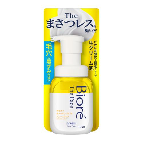 花王　ビオレ　ザフェイス　泡洗顔料　スムースクリア　本体　200mL