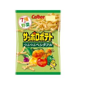 カルビー　サッポロポテト　つぶつぶベジタベル　24g×24個※取り寄せ商品　返品不可