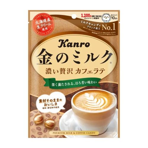 カンロ　金のミルクキャンディカフェラテ　70g×6個