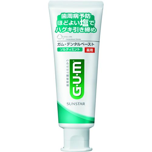 【医薬部外品】GUM　デンタルペースト　ソルティミント　スタンディングチューブ　150g
