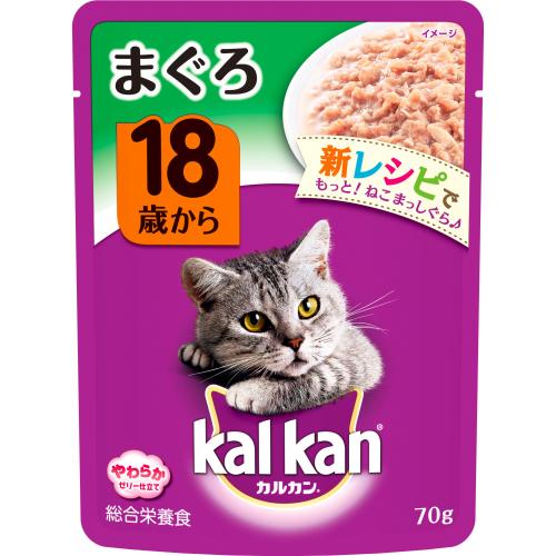 カルカン　パウチ　18歳から　まぐろ　70g