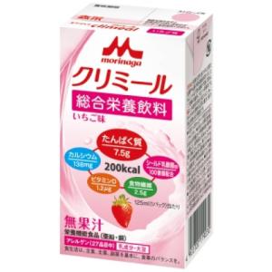 【森永乳業　栄養補助飲料】エンジョイ　クリミール　イチゴ　125ml