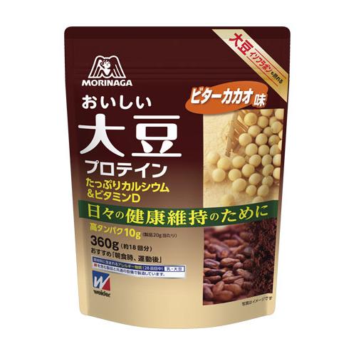 森永製菓　ウイダー　おいしい大豆プロテイン　ビターカカオ味　360g