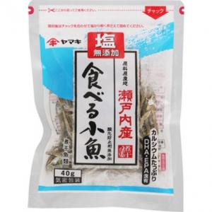 ヤマキ　塩無添加瀬戸内産食べる小魚　40g